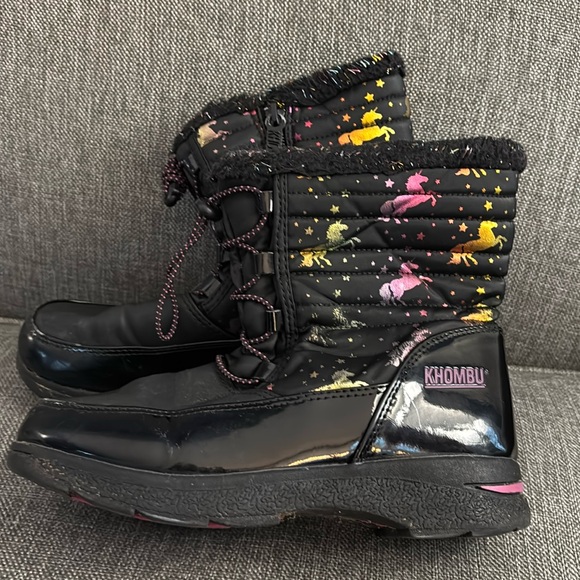 Girls snow boot size 4 Khombu - Picture 1 of 3